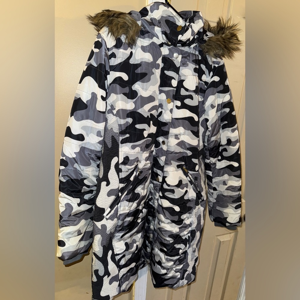 Camouflage Puffer Jacket
